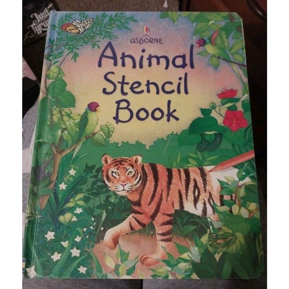 Stencils, Animal Stencil Book RARE! Animals! Usbourne, Learn To Draw Animals New